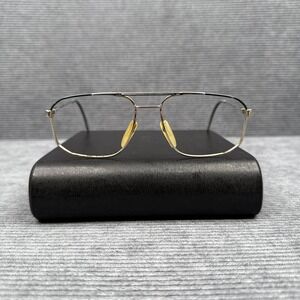 Zeiss Germany 5985 51-20 135 Vintage Silver Aviator Y2k Eyeglasses Frames